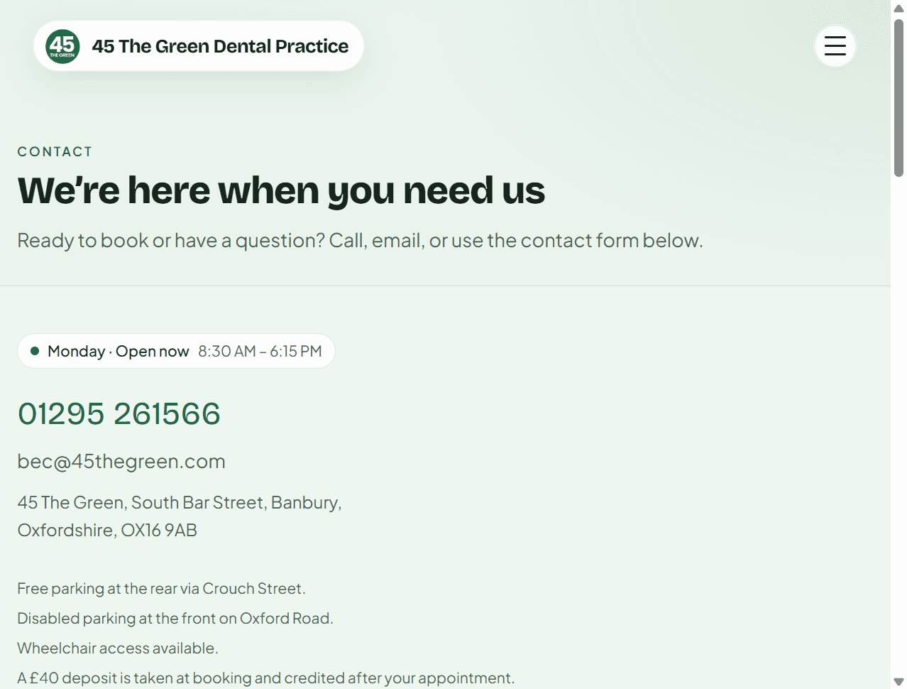 45 The Green Contact snapshot